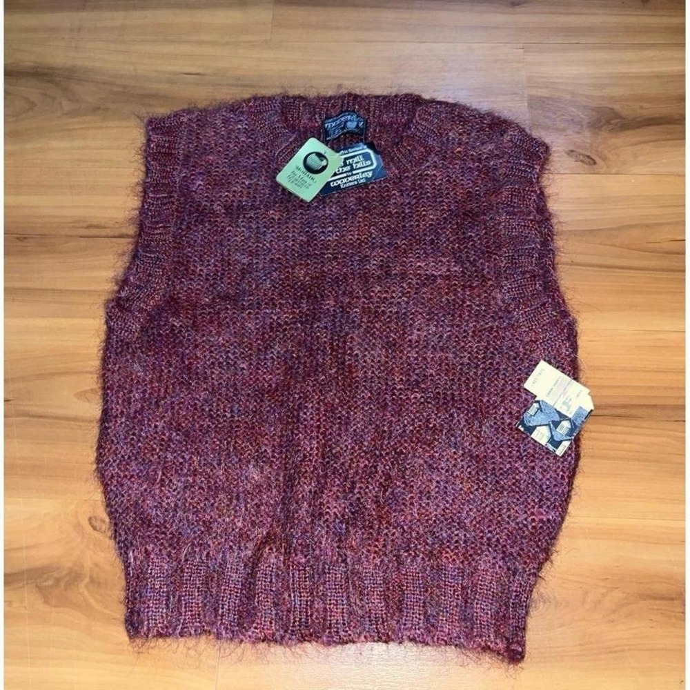 Womens Waverley Mohair‎ Wool Sleeveless Crewneck Sweater